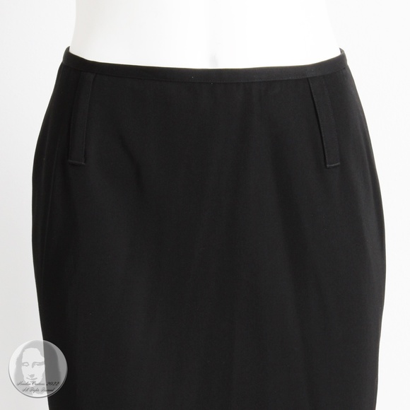 Jean Paul Gaultier Skirt Femme Label Black Chunky Zip Pencil Style US 8 - Picture 3 of 8